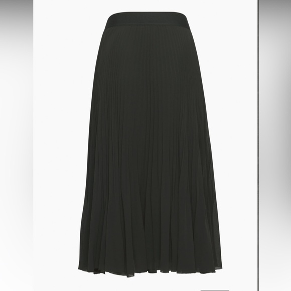 XXS WILFRED TWIRL PLEATED SKIRT NAVY BLUE - Picture 5 of 9